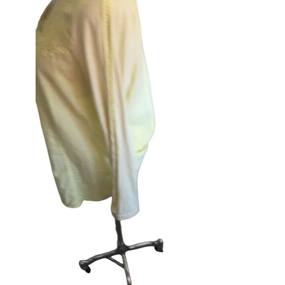 Soft Surroundings Top Women's Size PS Small Petit Yellow Long Sleeve V-Neck - Picture 3 of 7